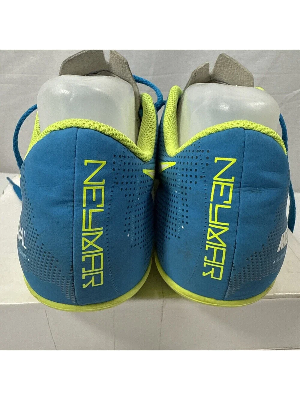 Nike Neymar JR Mercurial Vortex III soccer cleats blue Youth Size 6Y 921490-400